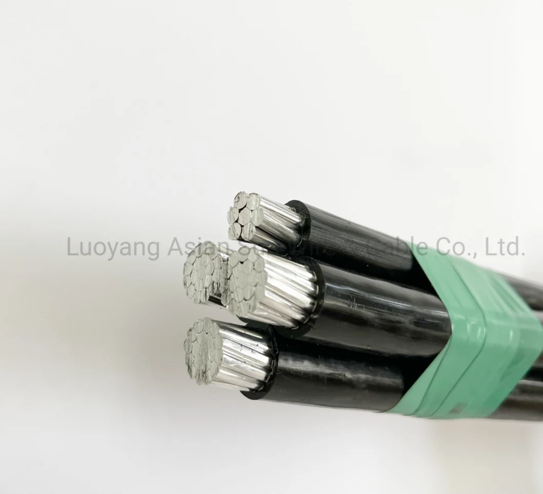 XLPE / PVC 단열재와 ABC 케이블 공기 번들형 케이블