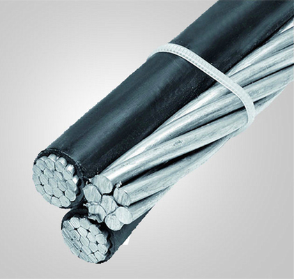 6 Awg 트리플렉스 오버헤드 서비스 드롭 케이블 메신저 와이어