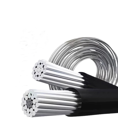 유연한 ABC 케이블 2x16 mm2 2 코어 저전압 알루미늄 전도기 XLPE PVC PE