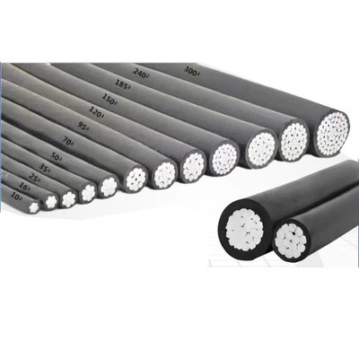 OEM Abc 알루미늄 선도 케이블 전기 전선 전력 케이블 4 코어 35mm 50mm 70mm 95mm 120mm 185mm 240mm ACSR 부식 저항