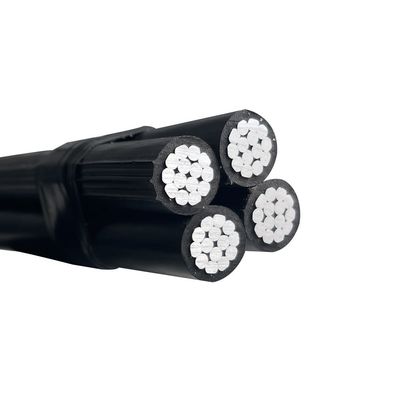 오버헤드 LV 전력 케이블 알루미늄 선도자 XLPE PE LDPE PVC 단열 ABC 케이블 듀플렉스 트리플렉스 쿼드플렉스 케이블