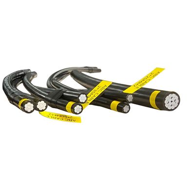 오버헤드 LV 전력 케이블 알루미늄 선도자 XLPE PE LDPE PVC 단열 ABC 케이블 듀플렉스 트리플렉스 쿼드플렉스 케이블