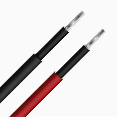 콘크리트 된 구리 XLPE 태양광 PV 케이블 2.5-185mm2 블랙 레드 TUV 인증