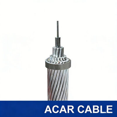 고품질 원형 알루미늄 ACAR 1350- H19 케이블 알루미늄 선도 금속 강화 맨 머리 전송 케이블