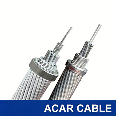 고품질 원형 알루미늄 ACAR 1350- H19 케이블 알루미늄 선도 금속 강화 맨 머리 전송 케이블