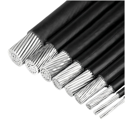 0.6/1KV 단일 코어 오버헤드 전력 케이블 XLPE 단열 PVC 재킷 전기 산소 없는 알루미늄 전도기 IP67 등급