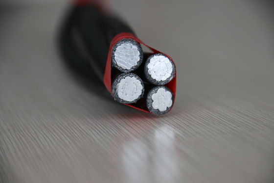 0.6/1kv 공중 번들 케이블 알루미늄 도체 절연 Pvc 저전압