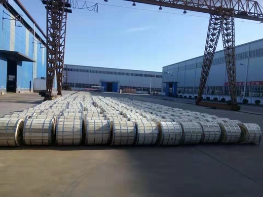 강심 알루미늄 연리선 100mm2 알루미늄 도체 아연도강 강화된 ASTM 규격