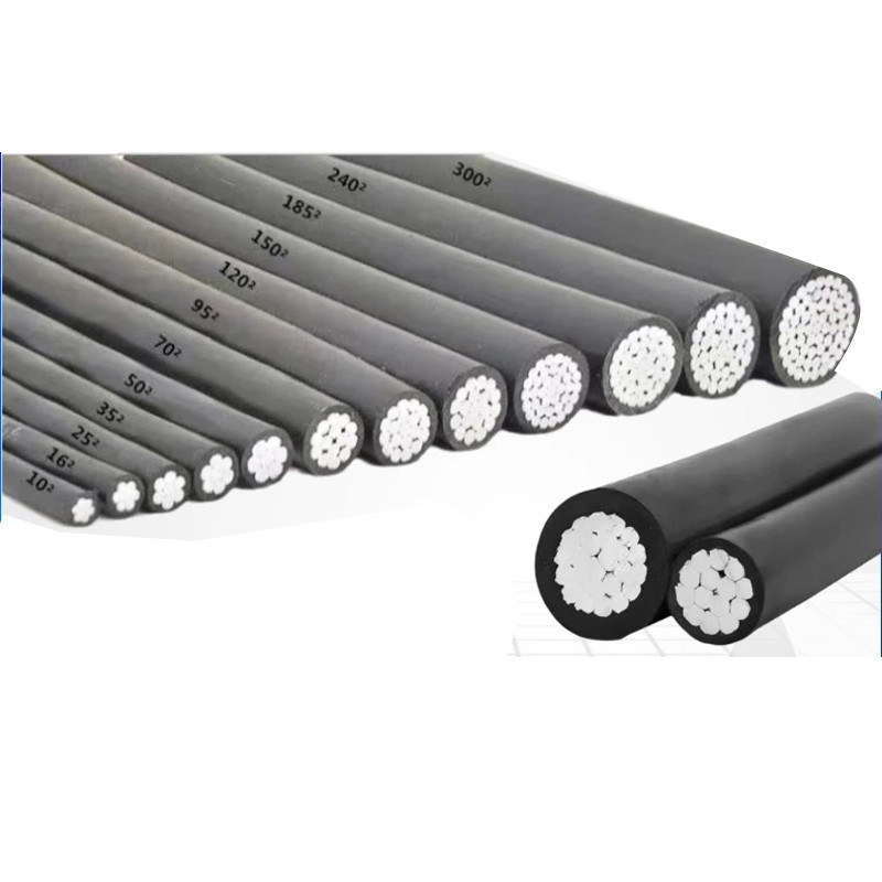 OEM Abc 알루미늄 선도 케이블 전기 전선 전력 케이블 4 코어 35mm 50mm 70mm 95mm 120mm 185mm 240mm ACSR 부식 저항