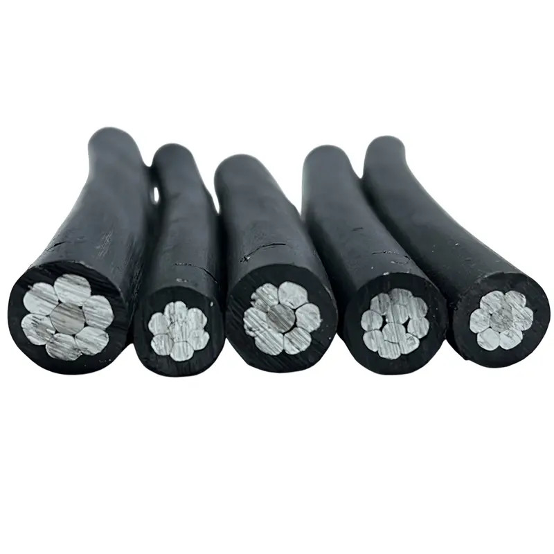 조립 된 코어 저전압 격리 된 XLPE 알루미늄 전도기 오버헤드 시스템 0.6 1KV