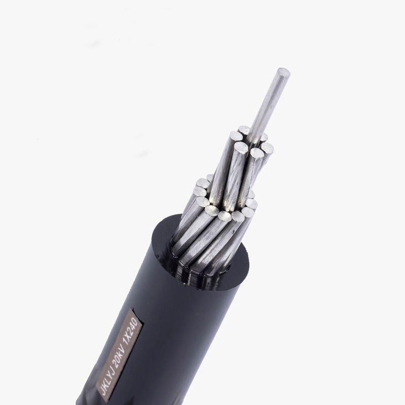 PVC 재킷 전기 전력 케이블 1KV 공기 XLPE 고립 알루미늄 단일 코어 LV 전력 JKLGYJ 오버헤드 케이블