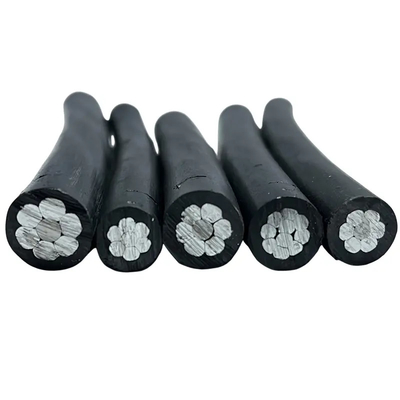 조립 된 코어 저전압 격리 된 XLPE 알루미늄 전도기 오버헤드 시스템 0.6 1KV