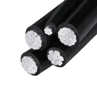 XLPE 단열 알루미늄 와이어 PVC 오버헤드 단계 케이블 모바일 전기 전력 케이블 제조업체