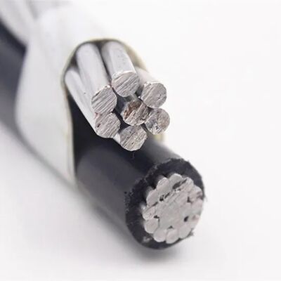 0.6/1kv 오버헤드 알루미늄 도체 XLPE 절연 전기 케이블 4중 이중 삼중 서비스 드롭 전선 ABC 케이블