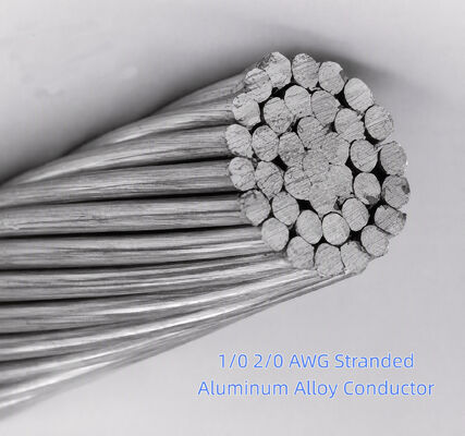 1/0 2/0 AWG 연선 알루미늄 합금 전선 나선 도체 AAC/ACSR/ABC/AAAC 알루미늄 전기선