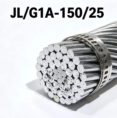 ACSR JL/G1A 150/25 알루미늄 선도자 강제 철강 벗은 오버헤드 전송 선도자